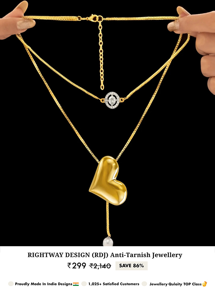 exquisite gold necklace with anti-tarnish finish-#Jewelry #LuxuryNecklace